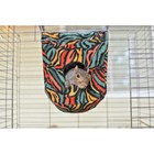 Cozy Cube  rainbow  - Hammock For Sugar Gliders  Hedgehogs  Chinchillas  Guinea