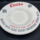 Vintage Coors Brewing Company 6  Ceramic Round Ash Tray Beer Advertising Ashtray