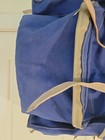 Vtg Sacs Millet  Hiking Rucksack Canvas Blue Le Sherpa