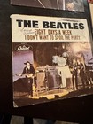 Beatles - 45 Rpm Picture Sleeves Lot - Rain paperback  Eight Days  Happy  Cry