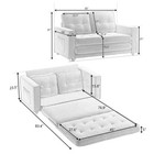 3-in-1fold Sofa Convertible Futon Pull Out Sofa Couch Bed Sleeper Chair Loveseat