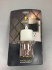 Luminara Flameless Night-light Candles  Electric Brown   White  Realistic Glow -