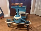Taylor Tot Vintage Baby Walker Walking Aid  Blue   White