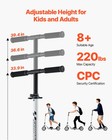 Vevor Kick Scooter For Kids 8  Teens Adults Foldable Scooter Height Adjustable