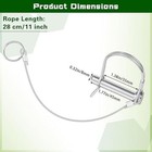 5 16  X 1-3 4  D-shape Trailer Hitch Coupler Pin With Quick-release Steel Ring 