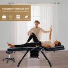 Adjustable Massage Chair W Stool Beauty Salon Bed For Facial Tattoo Barber Spa