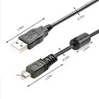 4 5ft Uc-e6 Cable Usb Dc Charger Data Sync Cord Lead For Nikon Coolpix Camera
