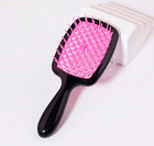Pink Detangling Hair Brush For Wet Dry Hair Anti Frizz Soft Bristles Pain-free