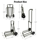Folding Hand Truck Dolly Lightweight Aluminum Luggage Cart 220lbs Load Capacity