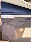 3 Pieces Duvet Cover Queen Size  1 Duvet Cover  And 2 Shams Navy Blue Microfiber