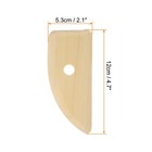 2pcs Pottery Ribs 12cm X 5 3cm Wooden Clay Ceramic Sculpting Tools