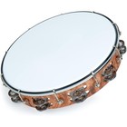 Brand New 12 Inch Tambourine Double Rows 9 Pairs Jingles Durable Sound