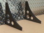  sr  Steel 6  Leg 1 4  Weld Gusset Holes Diy Metal Fabrication Cage Hot Rod Qty2
