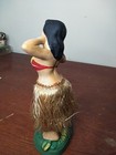 Vintage 6 1 2  Original 1950 s Chalkware Aloha Hawaiian Hula Girl Dancer Nodder