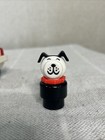 Vintage Fisher Price Little People Firetruck 2 Fireman Ambulance And Dog