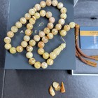 Natural Amber Misbaha Tasbih 45 Prayer Beads 12mm 53 5g