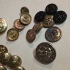 Civil War North Carolina  Sunburst Confederate Us Army Infantry Navy Buttons Lot