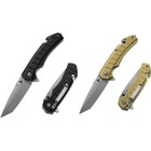 Flissa Folding Pocket Knife Tactical Knife Tanto Blade W liner Lock Pocket Clip