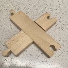 Wooden Train Track Crossing Intersection One Piece Brio Compatible Thomas