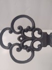 Vintage 12  Welcome Sign Black Cast Iron Key Wall Decor Collectible