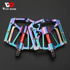 West Biking 3 Sealed Bearing Bicycle Pedals Aluminum Bike Pedals 9 16 In A Pair