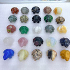 1pc Natural Mixed Frog Quartz Crystal Stone Froggy Carved Healing Reiki Decor