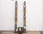 Pair Of Antique African House Posts