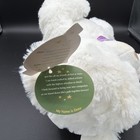 First And Main Teddy Bear Dena White Plush Lovey Toy 1786  14 