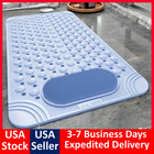 Non-slip Bath Tub Mat 28  32  Long Antibacterial Bathroom Shower Mat Upgraded