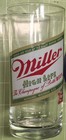 Vintage Miller High Life Beer Bar tavern Tapper Glass 5-1 4 