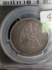 1858 O Liberty Seated Half Dime Pcgs Xf-45