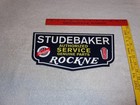 Vintage Studebaker Knute Rockne Car   Truck Parts 12  Metal Gasoline   Oil Sign 