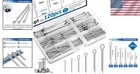 Durable 120pcs Cotter Pin Set  6 Sizes Of  Stainless Steel For Mechanics