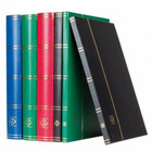 Lighthouse Hardcover Stamp Album Stockbook With 16 Black Pages  Green  Ls4 8