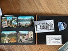 Vintage 1960s Souvenir Scrapbook   Photo Album Europe  Trip Photos Patches
