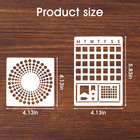 16 Pcs Journal Stencils Bullet Dotted Journals Supplies Happy Planner Stencil Dr