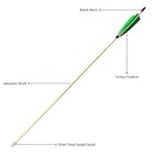 32inch Archery Wooden Arrows Practice Target Arrows For Longbow Recurve Bow     