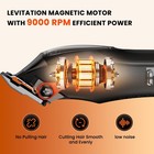 Professional Hair Clippers For Men  9000 Rpm Magnetic Super Motor  Dlc Blade Cor