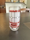 Vintage Enjoy Coca Cola Trademark Tiffany Style Stained Glass Drinking Glasses