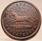 1837 Hard Times Token Illustrious Predecessor Executive Experiment Turtle donkey