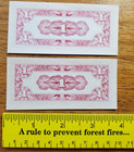 Burma Japanese Occupation  One Cent 1942 Wwii 2 Notes Uncirculated