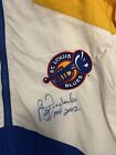 Vintage Signed Bernie Federko  24 Hall Of Fame 2002 St louis Blues Half Zip
