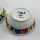 Vtg Gibson Coca-cola Dinnerware 7  Soup Cereal Bowls Set Of 2