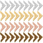 80pcs Metal Book Corner Protector Iron Guard Cover For Scrapbooking Folder Album
