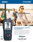 Uniden Mhs338bt Floating Handheld Marine Vhf Radio 6w Gps Bluetooth Ipx8 Noaa Fm