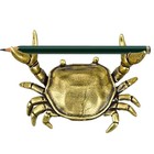 Vintage Brass Crab Shape Pen Holder Pen Stand Creative Crab Pen Holder Office 1