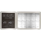 Valcambi 10x10 Gram Silver Combibar 3 215 Oz With Assay Card