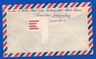 British South Africa  1958  Air Mail Cover To Switzerland
