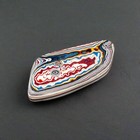 Historic Kenworth Truck Fordite Cabochon 45 86ct - 61x31mm - For Jewelry Making