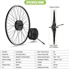 48v500w Bafang Front Wheel Hub Motor 20 26 700c Electric Bike Conversion Kits Us